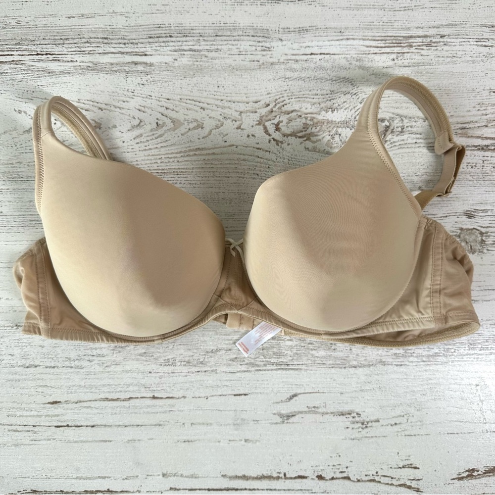 CACIQUE Lightly Lined Balconette Underwire Bra Tan 42C